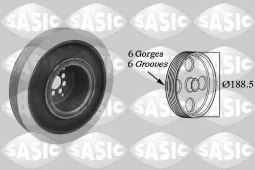 Riemenscheibe, Kurbelwelle